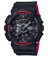 G-Shock Men's Watch Analog & Digital Combo, Black Dial Black Resin Band, GA-110HR-1ADR
